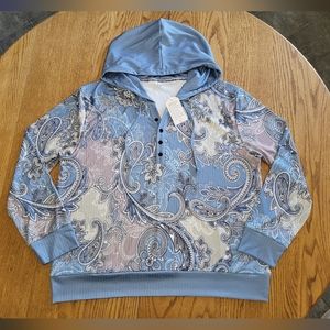 🖤NEW Just Fashion Hooded Silky Long Sleeve XXL